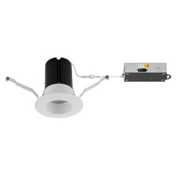 WAC Lighting Ion 2" Round Remodel LED Downlight - 695 Lumens - 9W - CCT Selectable - 120-277V - White