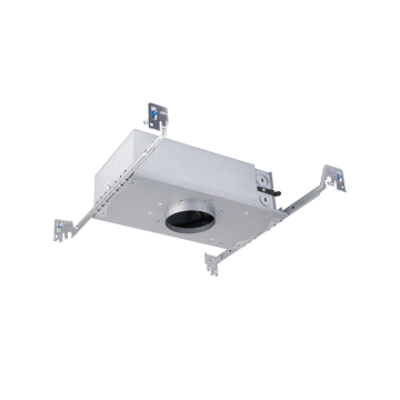 WAC Lighting FQ 2" LED Shallow New Construction Housing Kit Trimmed - 15W - 120-277V - Galvanized Steel