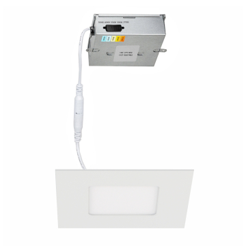 WAC Lighting Lotos 6" Square LED Downlight - 950 Lumens - 14W - CCT Selectable - 120-277V - White