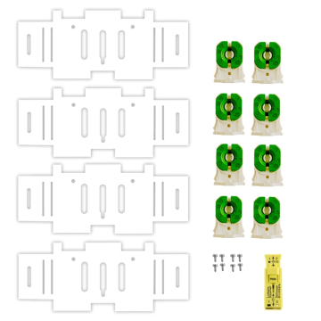 PROLIGHTING 96" 4-Lamp Strip Retrofit Kit - Non-Shunted Sockets - T8 LED Tube Ready