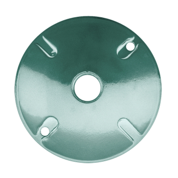 RAB 1 Hole Die Cast 4" Round Cover - Verde Green