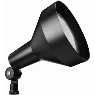 RAB 150W Max Bell Flood Light - PAR38 - 120V - Black