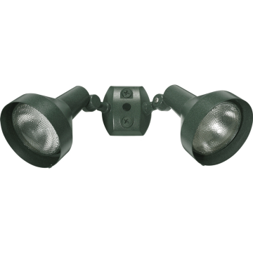 RAB Dual Head PAR Flood Kit - Bell Hood - 120V - Verde Green
