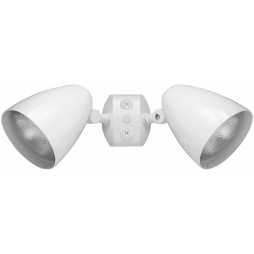 RAB Dual Head PAR Flood Kit - Bullet Hood - 120V - White