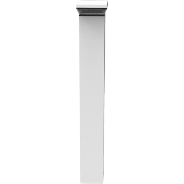 RAB 18W 42" Square LED Bollard - 270° Pattern - 3000K - 2,061 Lumens - 120-277V - White