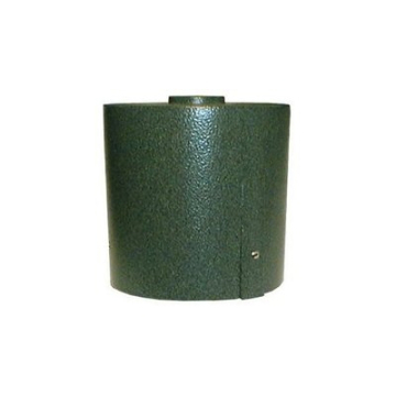 RAB Metal Mighty Cap - Fits 2.5" PVC - 1/2" Threaded Hole - Verde Green