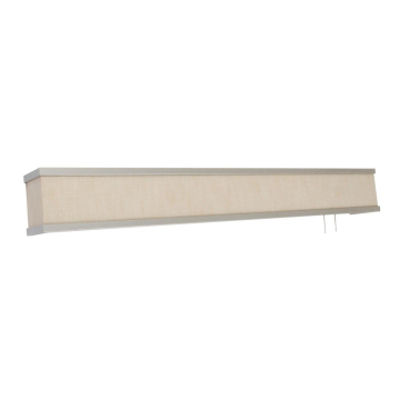 AFX Randolph 38" LED Overbed Light - 3000K - 120V - Satin Nickel / Jute