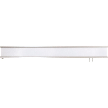 AFX Randolph 38" LED Overbed Light - 3000K - 120V - Satin Nickel / Linen White