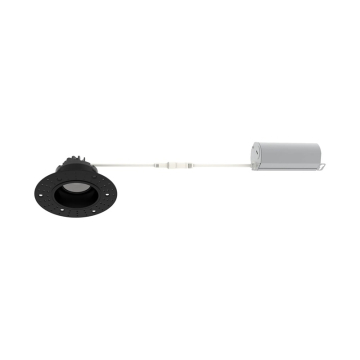 Westgate RDG3TL 3" LED Round Canless Trimless Recessed Gimbal Downlight - 730 Lumens - 9W - CCT Selectable - 120V - Black