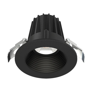 Westgate RDL2S 2" LED Slim Round Recessed Downlight - Smooth/Baffle Trim - 9W - CCT Selectable - 600 Lumens - 120V - Black