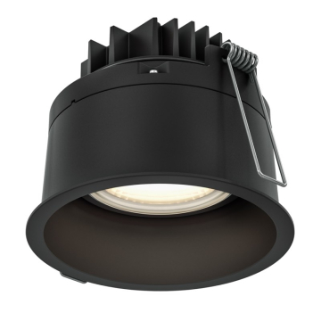 DALS Facet LED Recessed Gimbal Downlight - 4" - 12W - CCT Selectable - 120V - Black