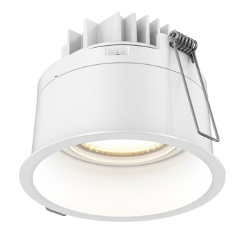 DALS Facet LED Recessed Gimbal Downlight - 4" - 12W - CCT Selectable - 120V - White