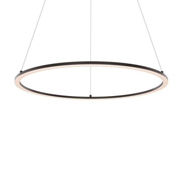 DALS Circa 24" LED Pendant - CCT Selectable - 120V - Black