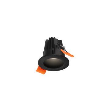 DALS RGR 1" LED Regressed Downlight - 450 Lumens - 6W - CCT Selectable + Dim to Warm - 120V - Black