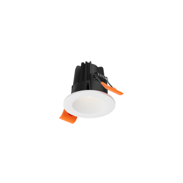 DALS RGR 1" LED Regressed Downlight - 450 Lumens - 6W - CCT Selectable + Dim to Warm - 120V - White