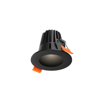 DALS RGR 2" LED Regressed Downlight - 700 Lumens - 8W - CCT Selectable + Dim to Warm - 120V - Black