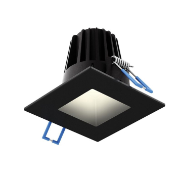 DALS RGR Regressed Square LED Downlight - 2" - 8W - CCT Selectable - 120V - Black