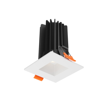 DALS RGR 2" Square High Power Regressed Downlight - 1,200 Lumens - 14W - CCT Selectable - 120-347V - White