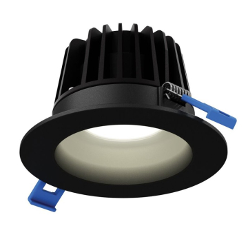 DALS RGR Regressed Round LED Downlight - 4" - 14W - CCT Selectable - 120V - Black