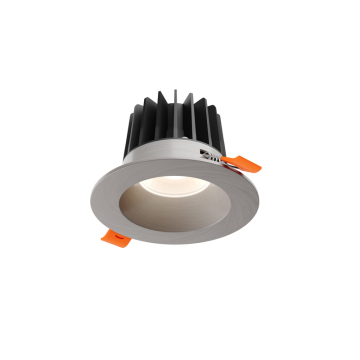 DALS RGR 4" LED Regressed Downlight - 1,180 Lumens - 14W - CCT Selectable + Dim to Warm - 120V - Satin Nickel