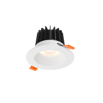DALS RGR 4" LED Regressed Downlight - 1,180 Lumens - 14W - CCT Selectable + Dim to Warm - 120V - White