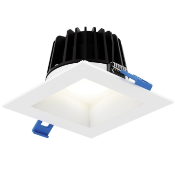DALS RGR Regressed Square LED Downlight - 4" - 15W - CCT Selectable - 120-347V - White