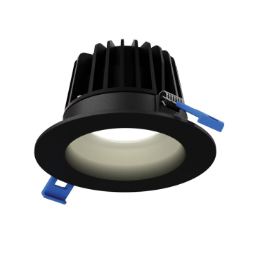DALS RGR Regressed Round LED Downlight - 6" - 20W - CCT Selectable - 120V - Black