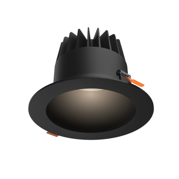 DALS RGR 6" Regressed Downlight - 1,640 Lumens - 20W - CCT Selectable + Dim to Warm - 120V - Black
