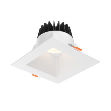 DALS RGR 6" Square Regressed Downlight - 1,640 Lumens - 20W - CCT Selectable + Dim to Warm - 120V - White