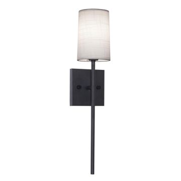 AFX Rose 1-Light Wall Sconce - 120V - Black