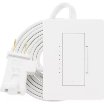 Lutron RadioRA 2 300W Tabletop Lamp Dimmer - Snow