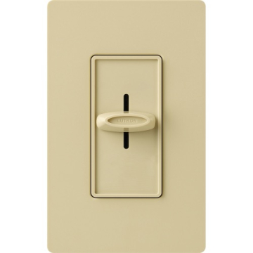 Lutron Skylark Slide-to-Off 3-Speed Fan Control - Single-Pole - Ivory