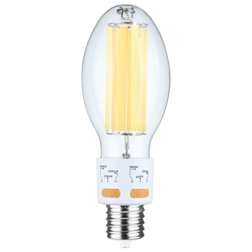 SATCO 25W Selectable LED HID Replacement - ED28 - CCT Selectable - EX39 - Clear - 120-277V