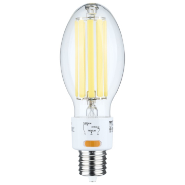SATCO Selectable LED HID Replacement - ED28 - 30 | 38 | 45W - 5000K - EX39 - Clear - 120-277V