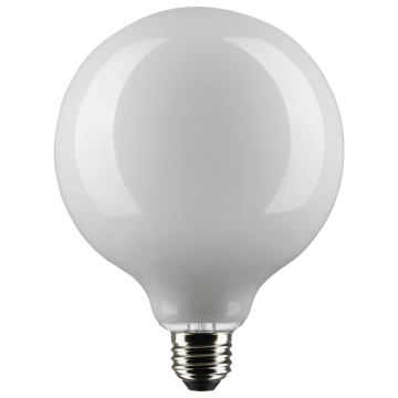 SATCO 6W G40 LED Filament Lamp - White - E26 - 3000K - 500 Lumens - 120V