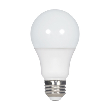 SATCO 10W A19 LED Lamp - 3500K - E26 - 800 Lumens - 120V - 90 CRI