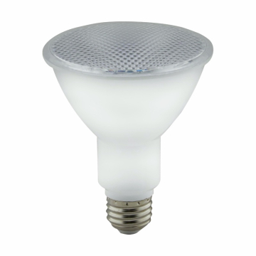 SATCO 8W PAR30LN LED Lamp - Amber color - 40° Beam Angle - E26 - 120V - Turtle Friendly