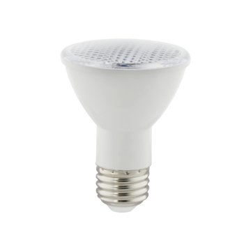 SATCO 6.5W PAR20 LED Lamp - Amber - 40° Beam Angle - E26 - 120V - Turtle Friendly
