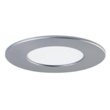 Brushed Nickel Trim for Lotus LED-S8W J-Box Mount or Retrofit LED Downlight