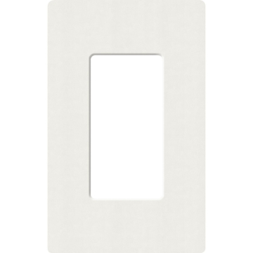 Lutron Claro Screwless Designer Wallplate - 1 Gang - Architectural White