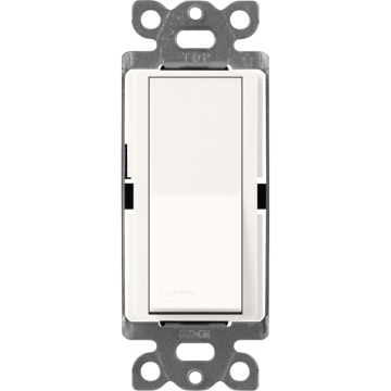 Lutron Claro Single-Pole Switch - 15A - Brilliant White