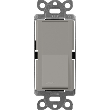 Lutron Claro Single-Pole Switch - 15A - Cobblestone