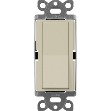 Lutron Claro 3-Way Switch - 15A - Clay
