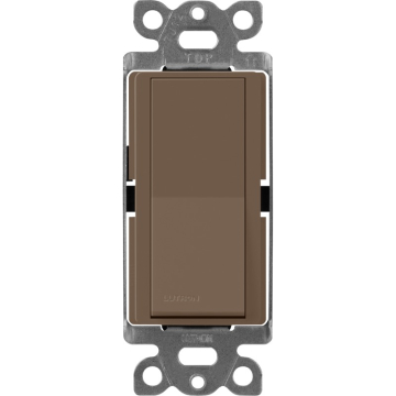 Lutron Claro 3-Way Switch - 15A - Espresso