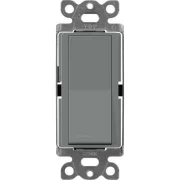 Lutron Claro 3-Way Switch - 15A - Slate