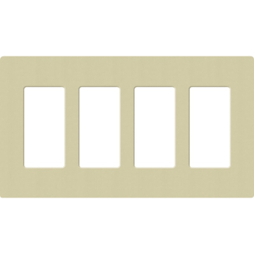 Lutron Claro Screwless Designer Wallplate - 4 Gang - Sage