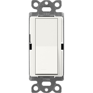 Lutron Claro 4-Way Switch - 15A - Glacier White