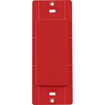 Lutron Claro Blank Insert - Signal Red