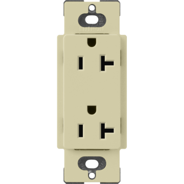 Lutron Claro 20A Duplex Receptacle - Sage