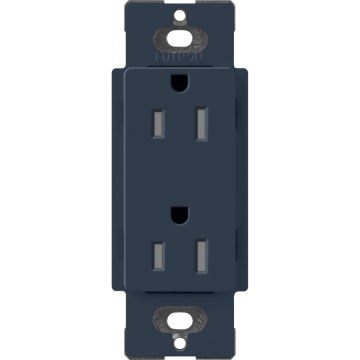 Lutron Claro 15A Tamper Resistant Receptacle - Deep Sea